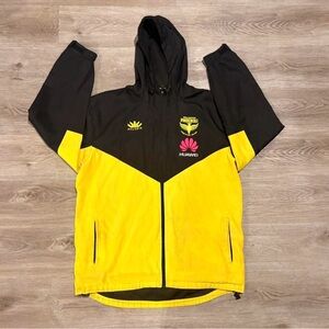 Paladin Wellington Phoenix FC black and yellow hooded jacket. HTF